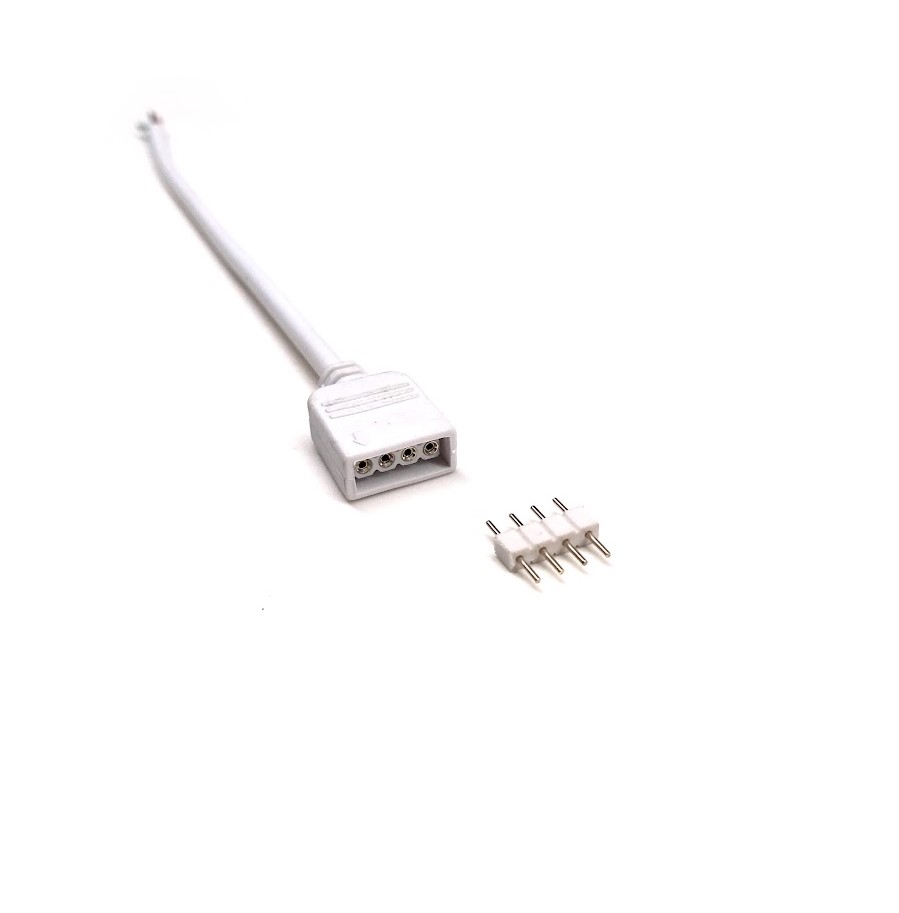 Napájecí konektor pro RGB led pásky 4pin  Samec/Samice